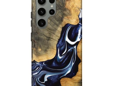 Galaxy S23 Ultra Wood Live Edge Phone Case - Avie (Blue, 737345) Online