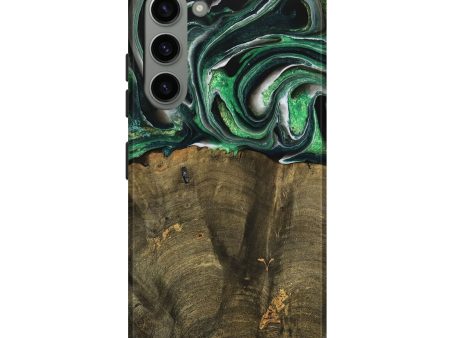 Galaxy S23 Plus Wood Live Edge Phone Case - Nadir (Green, 738764) Sale