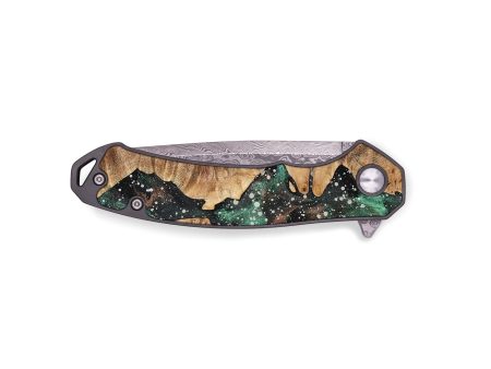 EDC Wood Pocket Knife - Abdiel (Cosmos, 738908) Cheap