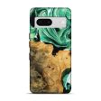 Pixel 7 Wood Live Edge Phone Case - Surin (Green, 738773) Discount