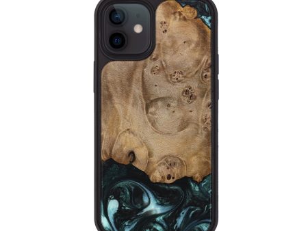 iPhone 12 Wood Phone Case - Anabal (Green, 738718) For Sale