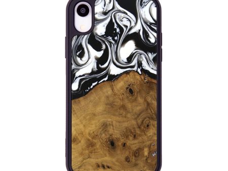 iPhone Xr Wood Phone Case - Jarrad (Black & White, 740267) For Discount