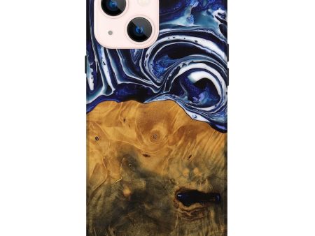 iPhone 14 Plus Wood Live Edge Phone Case - Shirley (Blue, 738780) Online