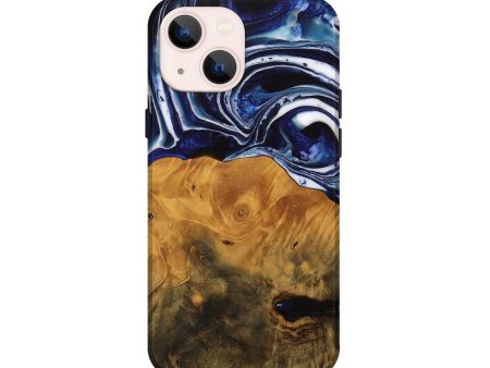 iPhone 13 mini Wood Live Edge Phone Case - Shirley (Blue, 738780) Online Hot Sale