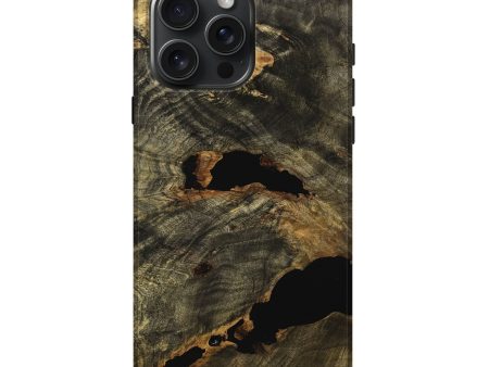 iPhone 16 Pro Max Wood Live Edge Phone Case - Burnice (Wood Burl, 737362) Cheap