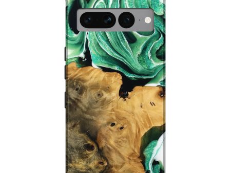 Pixel 7 Pro Wood Live Edge Phone Case - Surin (Green, 738773) Fashion