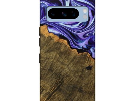 Pixel 8 Pro Wood Live Edge Phone Case - Eino (Purple, 736513) Sale