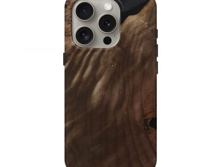 iPhone 16 Pro Wood Live Edge Phone Case - Cynthy (Wood Burl, 737958) Cheap