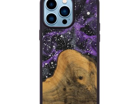 iPhone 14 Pro Max Wood Phone Case - Aaron (Cosmos, 737034) Online now