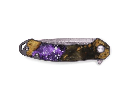 EDC Wood Pocket Knife - Akio (Cosmos, 737024) Online now