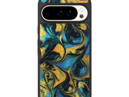 Pixel 9 ResinArt Phone Case - Sharyl (Teal & Gold, 738376) on Sale