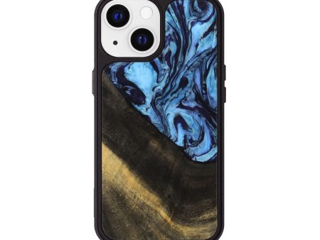 iPhone 13 Wood Phone Case - Bama (Blue, 738853) on Sale