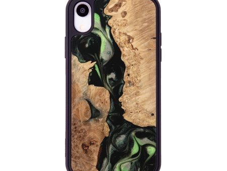 iPhone Xr Wood Phone Case - Asnat (Green, 737929) Hot on Sale