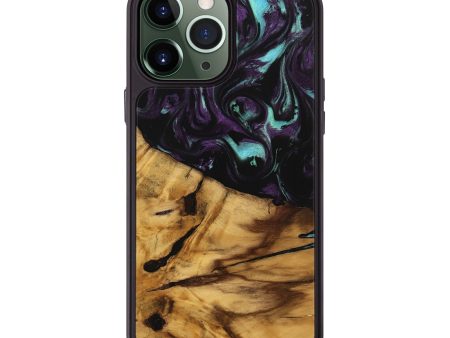 iPhone 13 Pro Max Wood Phone Case - Agneta (Purple, 739955) Discount