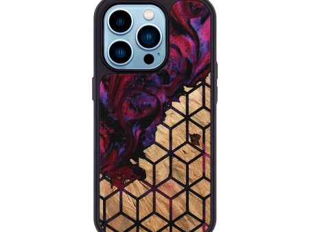 iPhone 14 Pro Wood Phone Case - Darin (Pattern, 737778) For Discount