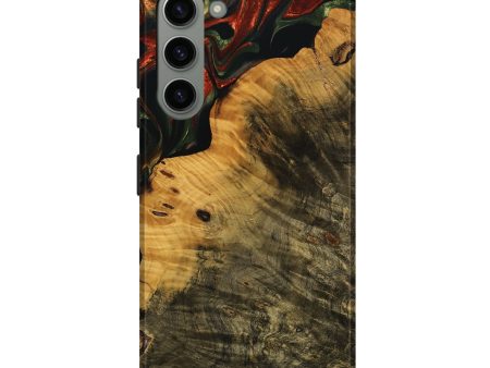 Galaxy S23 Plus Wood Live Edge Phone Case - Zino (Green, 737955) Sale