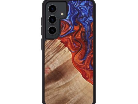 Galaxy S24 Wood Phone Case - David (Fire & Ice, 736816) For Sale