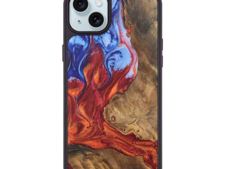 iPhone 15 Plus Wood Phone Case - Burnice (Fire & Ice, 737557) Supply