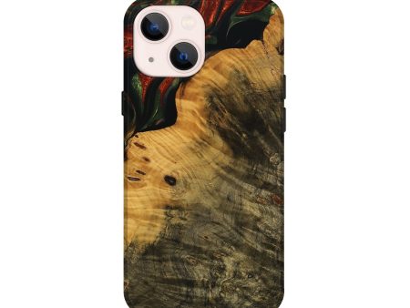 iPhone 13 mini Wood Live Edge Phone Case - Zino (Green, 737955) Sale