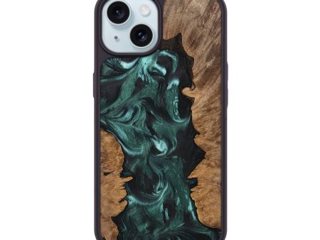 iPhone 15 Wood Phone Case - Bishop (Green, 738719) Online