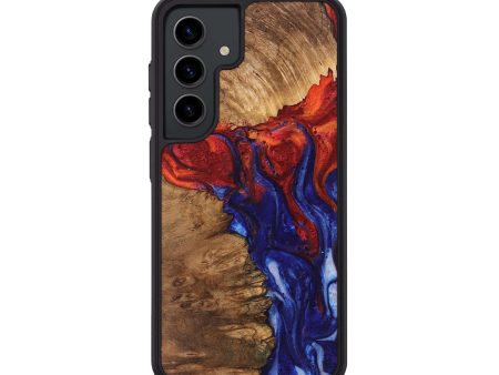 Galaxy S24 Wood Phone Case - Adela (Fire & Ice, 737731) Cheap