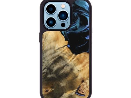 iPhone 14 Pro Wood Phone Case - Rejean (Blue, 739777) For Cheap