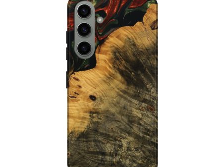 Galaxy S24 Wood Live Edge Phone Case - Zino (Green, 737955) Sale