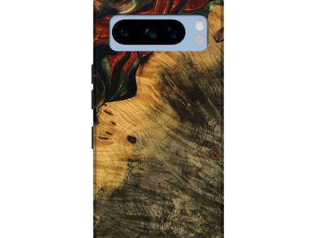 Pixel 8 Pro Wood Live Edge Phone Case - Zino (Green, 737955) on Sale