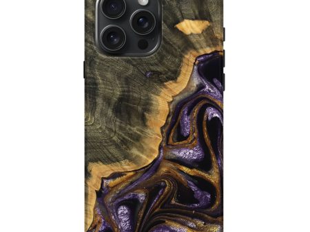 iPhone 16 Pro Max Wood Live Edge Phone Case - Aurelio (Purple, 736515) on Sale