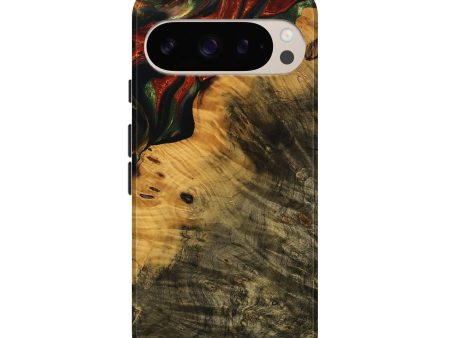 Pixel 9 Wood Live Edge Phone Case - Zino (Green, 737955) Sale