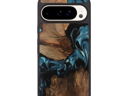 Pixel 9 Wood Phone Case - Esco (Blue, 737387) Online Hot Sale