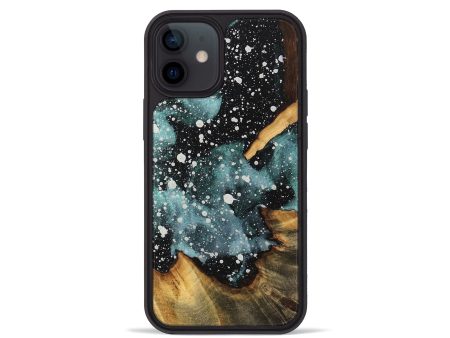 iPhone 12 mini Wood Phone Case - Elick (Cosmos, 736696) Cheap