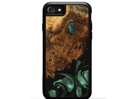 iPhone SE Wood Phone Case - Dida (Green, 737095) on Sale