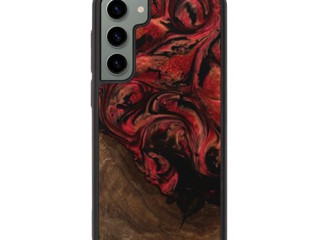 Galaxy S23 Plus Wood Phone Case - Helge (Red, 737771) Online Hot Sale