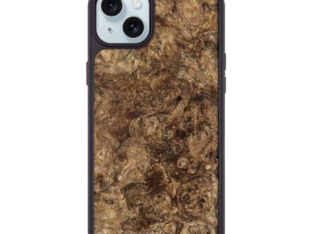 iPhone 15 Plus Wood Phone Case - Breonna (Wood Burl, 737901) For Sale