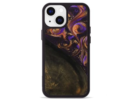 iPhone 13 mini Wood Phone Case - Cleave (Purple, 738157) For Sale