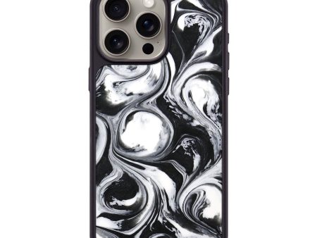 iPhone 15 Pro Max ResinArt Phone Case - Karlee (Black & White, 738665) Online