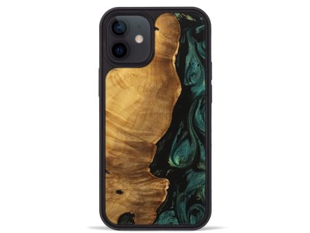 iPhone 12 mini Wood Phone Case - Dorthy (Green, 738333) Online Sale