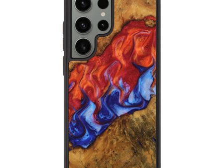 Galaxy S23 Ultra Wood Phone Case - Amberly (Fire & Ice, 736956) Cheap